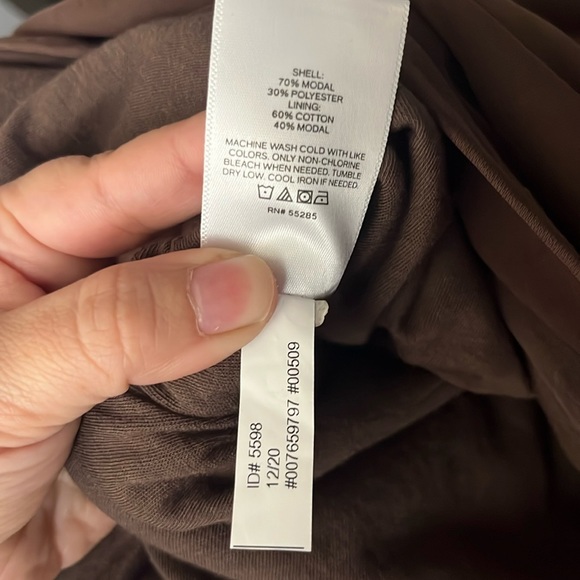 Express Stretch Ruched Mini Skirt in Brown, Women’s Size Small - Picture 4 of 4